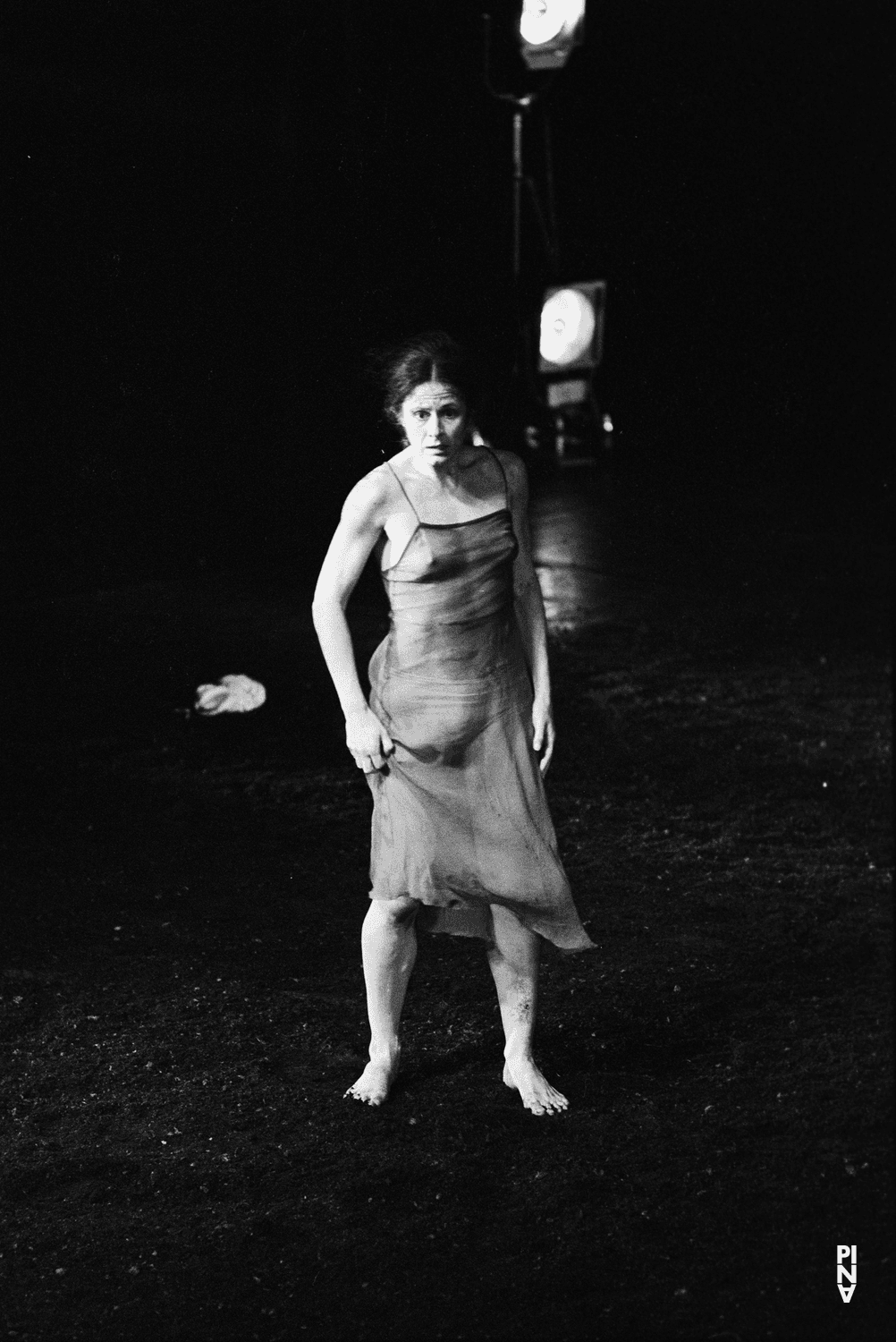 Malou Airaudo in “The Rite of Spring” by Pina Bausch at Opernhaus Wuppertal, season 1981/82