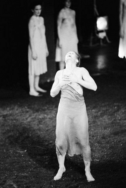 Malou Airaudo in “The Rite of Spring” by Pina Bausch at Opernhaus Wuppertal, season 1981/82