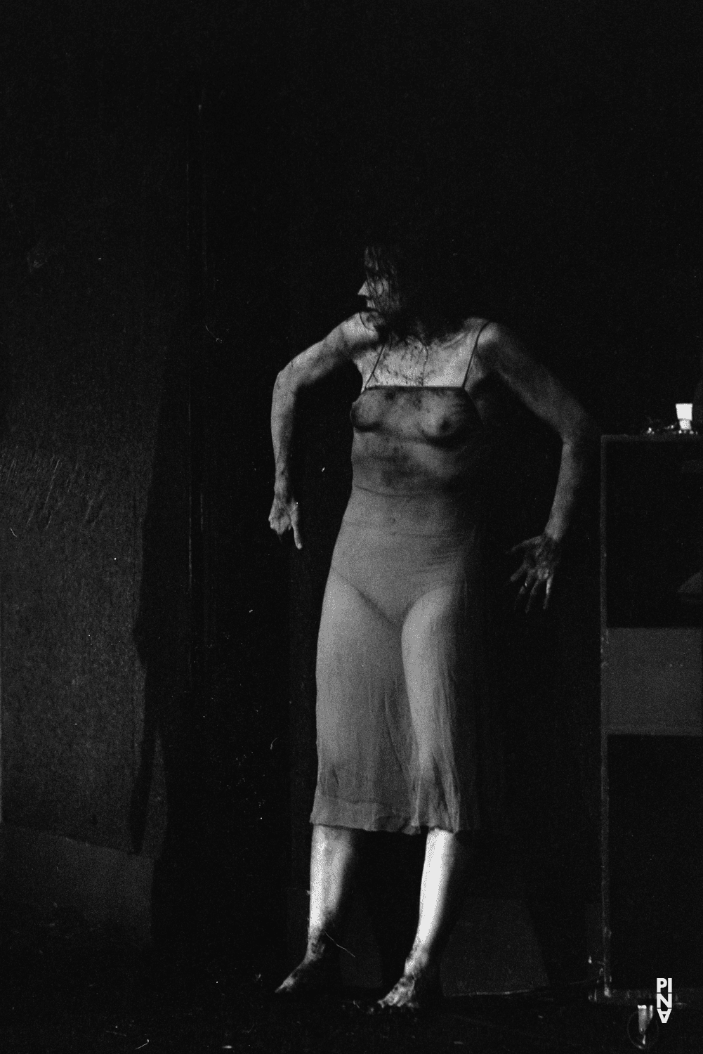 Josephine Ann Endicott in “The Rite of Spring” by Pina Bausch at Opernhaus Wuppertal, season 1983/84
