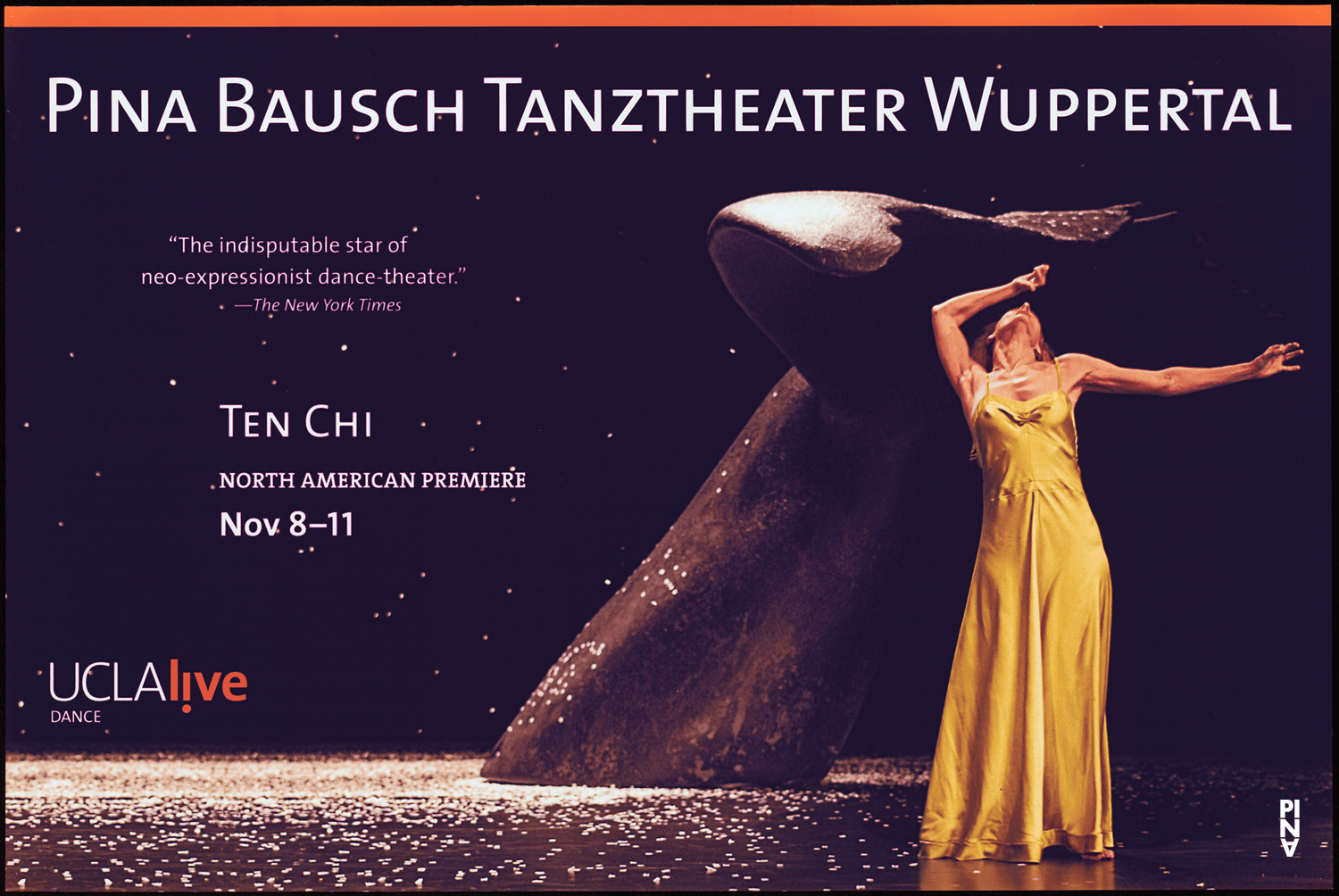 Affiche de « Ten Chi » de Pina Bausch à Los Angeles, 8 nov. 2007 – 11 nov. 2007