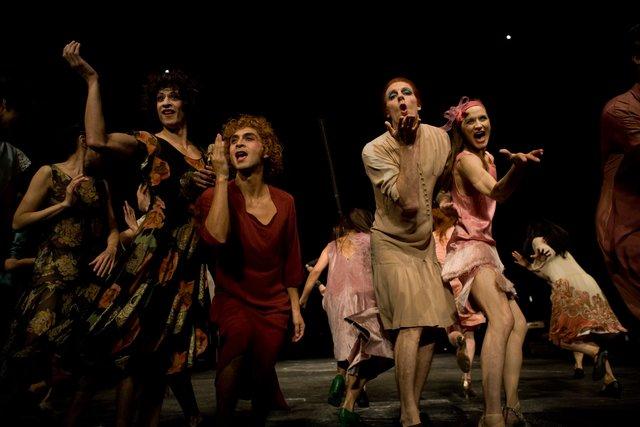 “The Seven Deadly Sins” by Pina Bausch with Tanztheater Wuppertal at Schauspielhaus Wuppertal (Germany), Nov. 27, 2008