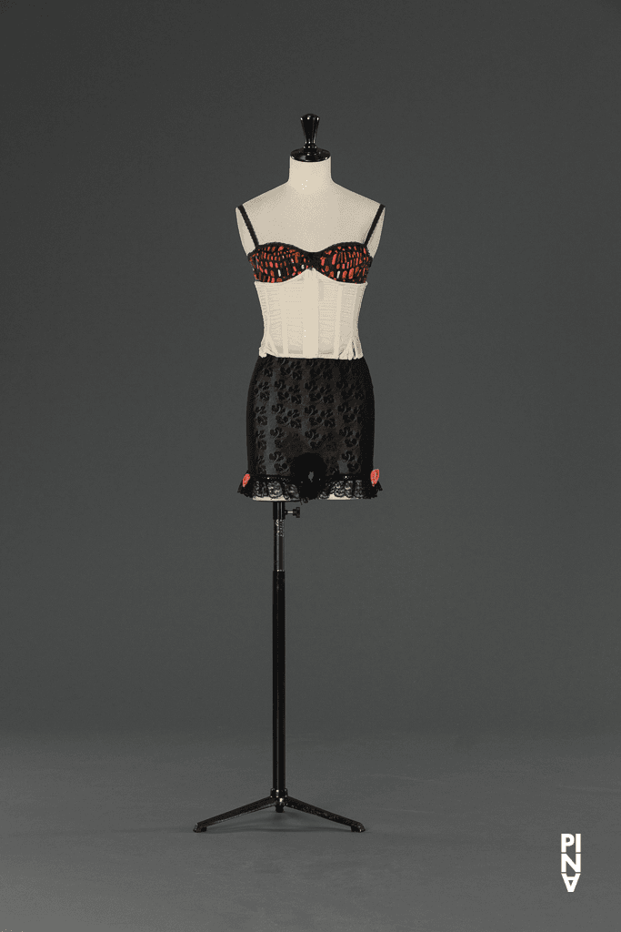 Bra, lingerie, girdle, panty girdle and underpants worn in “The Seven Deadly Sins” by Pina Bausch