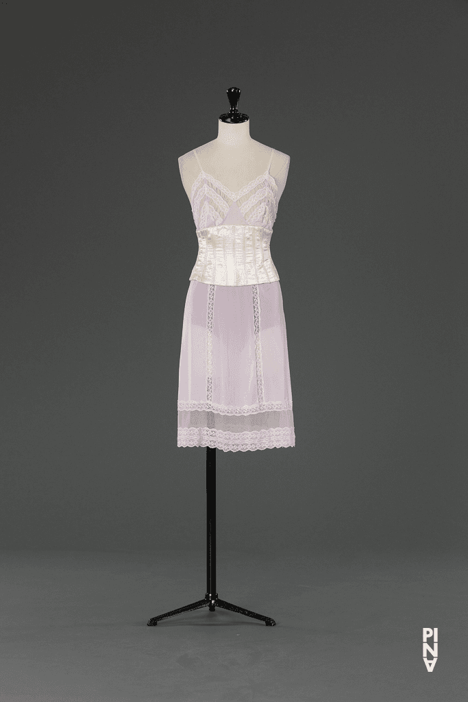 Waist cincher and petticoat worn by Barbara Passow-Diekamp in “The Seven Deadly Sins” by Pina Bausch
