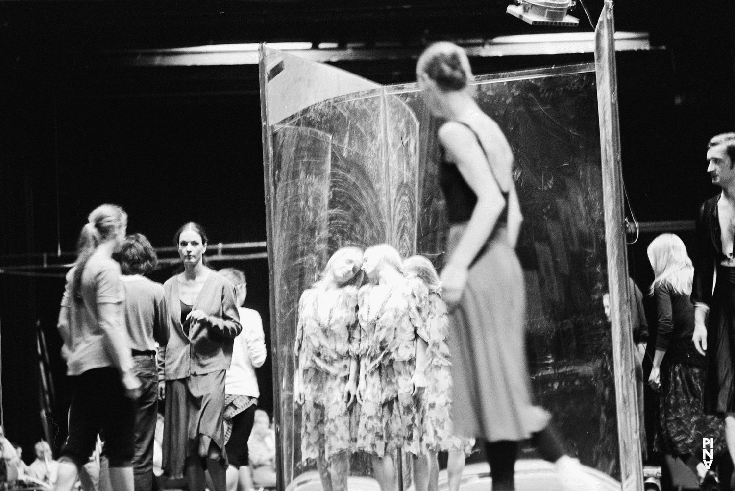 Jan Minařík, Yolanda Meier and Marlis Alt in “The Seven Deadly Sins” by Pina Bausch