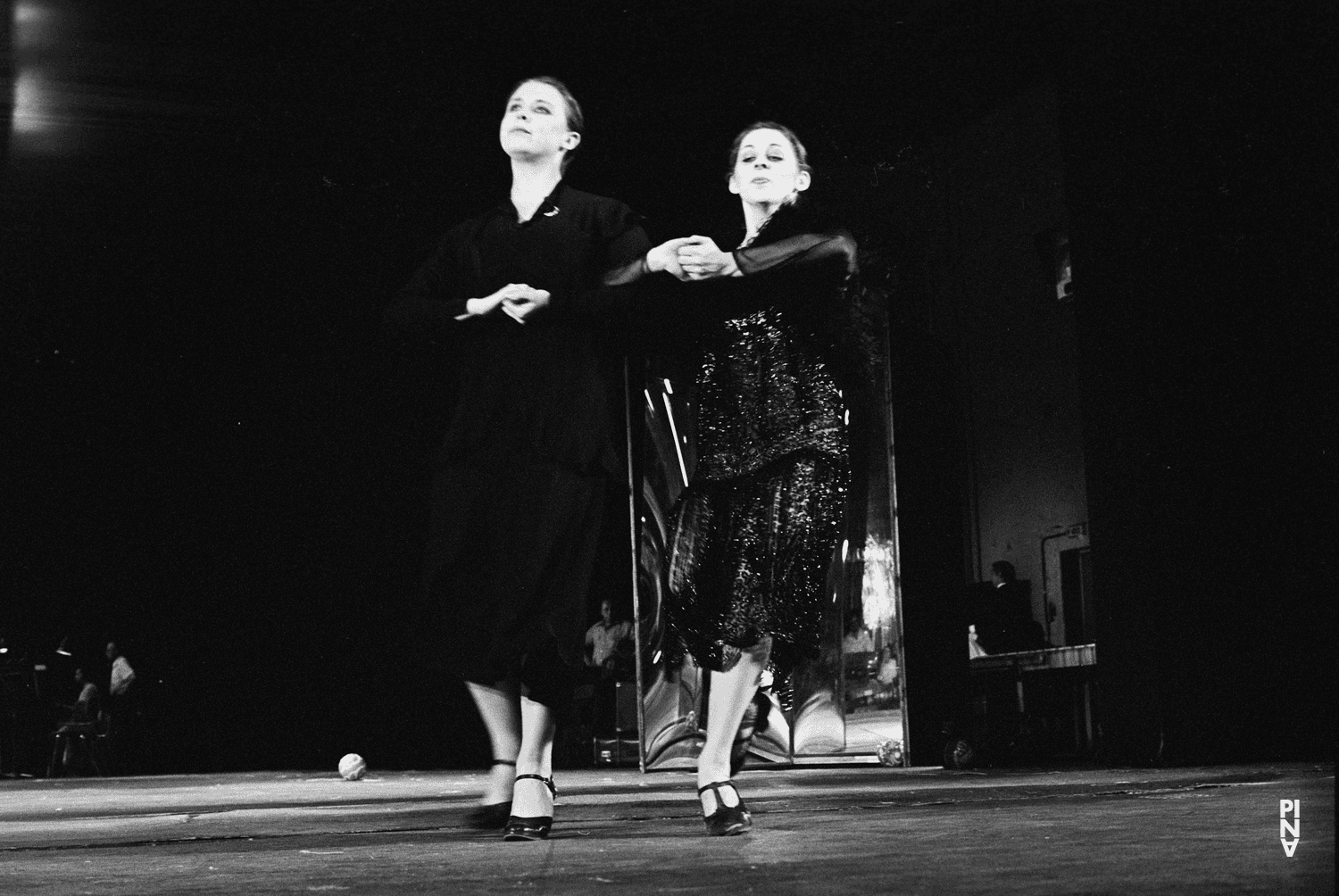 Josephine Ann Endicott and Colleen Finneran-Meessmann in “The Seven Deadly Sins” by Pina Bausch