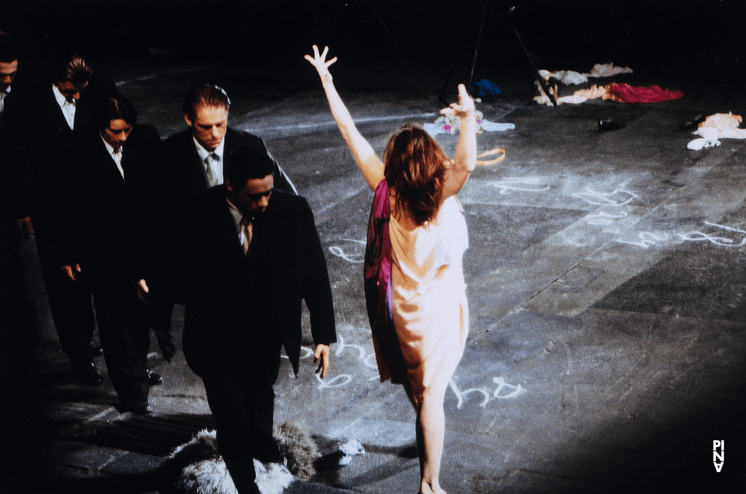 Michael Strecker and Rainer Behr in “The Seven Deadly Sins” by Pina Bausch