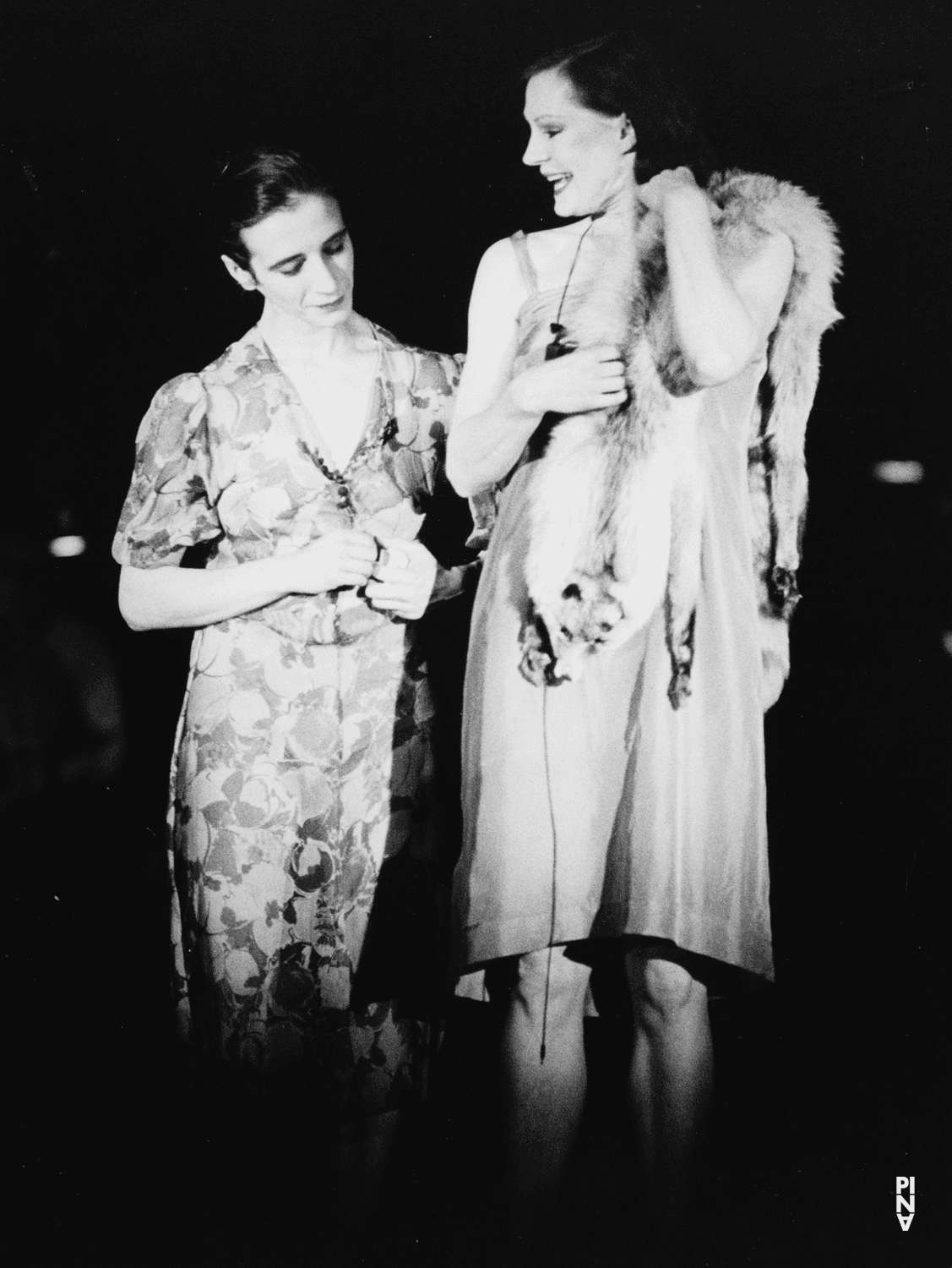 Beatrice Libonati and Silvia Kesselheim in “The Seven Deadly Sins” by Pina Bausch