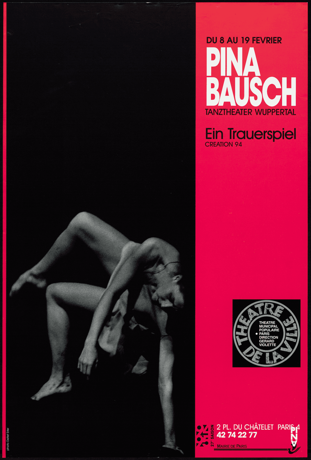 Plakat: Detlef Erler © Pina Bausch Foundation, Foto: Detlef Erler