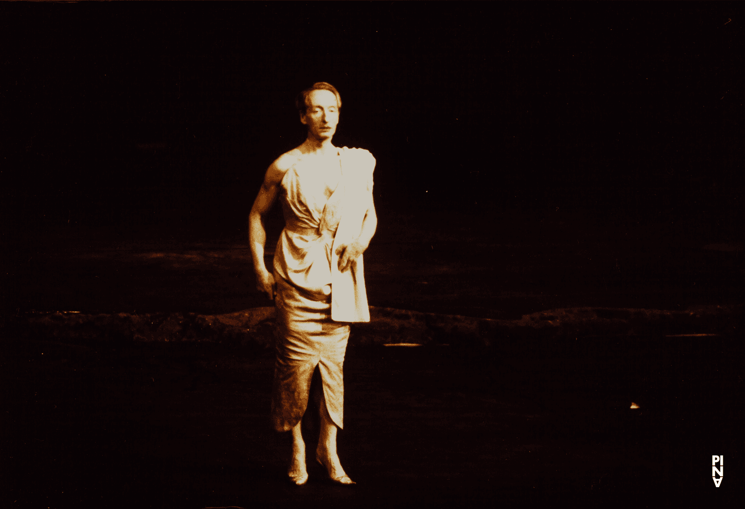 Dominique Mercy in „Ein Trauerspiel“ von Pina Bausch im Schauspielhaus Wuppertal, Spielzeit 1993/94