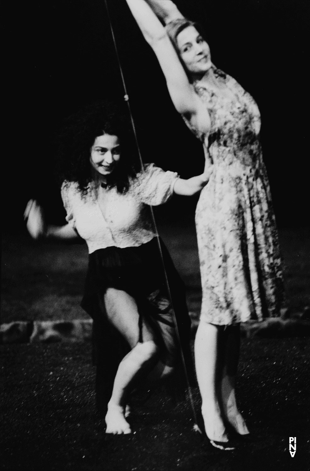 Barbara Kaufmann and Aida Vainieri in “Ein Trauerspiel” by Pina Bausch