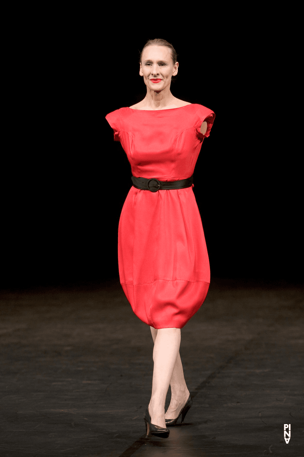 Julie Shanahan in “Viktor” by Pina Bausch with Tanztheater Wuppertal at Opernhaus Wuppertal (Germany), May 19, 2010