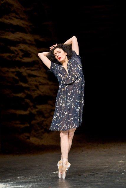 Cristiana Morganti in “Viktor” by Pina Bausch with Tanztheater Wuppertal at Opernhaus Wuppertal (Germany), May 19, 2010