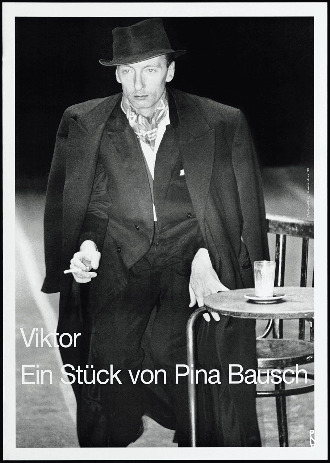 Poster for “Viktor” by Pina Bausch