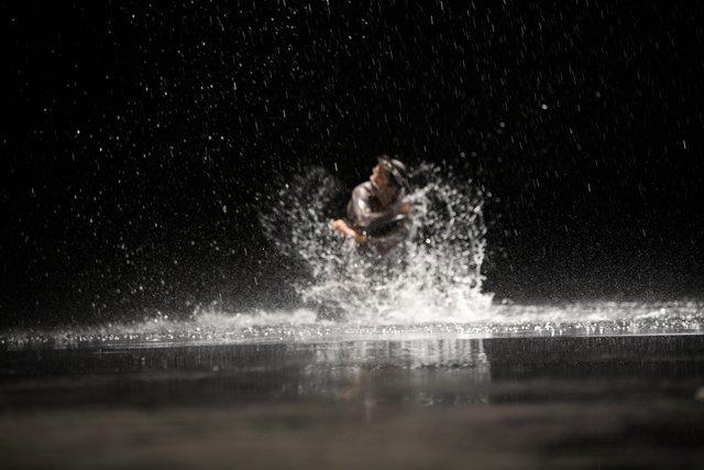 “Vollmond (Full Moon)” by Pina Bausch with Tanztheater Wuppertal at Schauspielhaus Wuppertal (Germany), May 10, 2006
