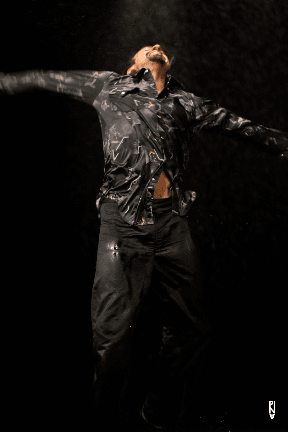 Jorge Puerta Armenta in “Vollmond (Full Moon)” by Pina Bausch with Tanztheater Wuppertal at Schauspielhaus Wuppertal (Germany), May 10, 2006