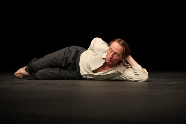 Dominique Mercy in “Vollmond (Full Moon)” by Pina Bausch with Tanztheater Wuppertal at Schauspielhaus Wuppertal (Germany), May 10, 2006