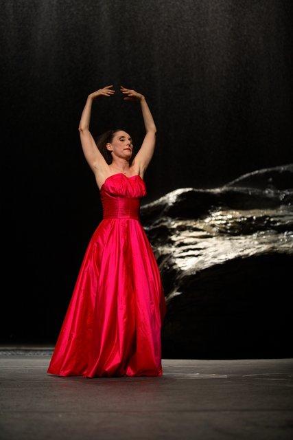 Nazareth Panadero in “Vollmond (Full Moon)” by Pina Bausch with Tanztheater Wuppertal at Schauspielhaus Wuppertal (Germany), May 10, 2006