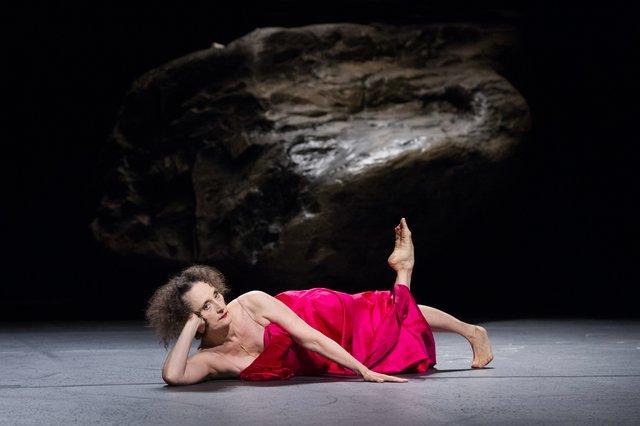 Nazareth Panadero in “Vollmond (Full Moon)” by Pina Bausch with Tanztheater Wuppertal at Opernhaus Wuppertal (Germany), June 12, 2015