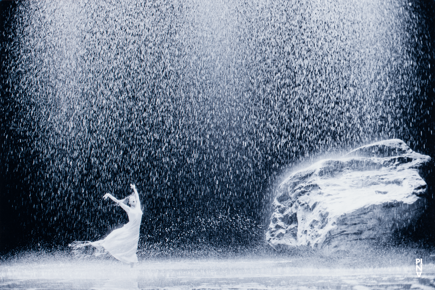 Azusa Seyama in “Vollmond (Full Moon)” by Pina Bausch at Schauspielhaus Wuppertal, season 2005/06