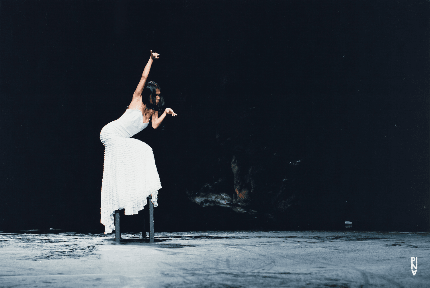 Ditta Miranda Jasjfi in “Vollmond (Full Moon)” by Pina Bausch, Sept. 27, 2006