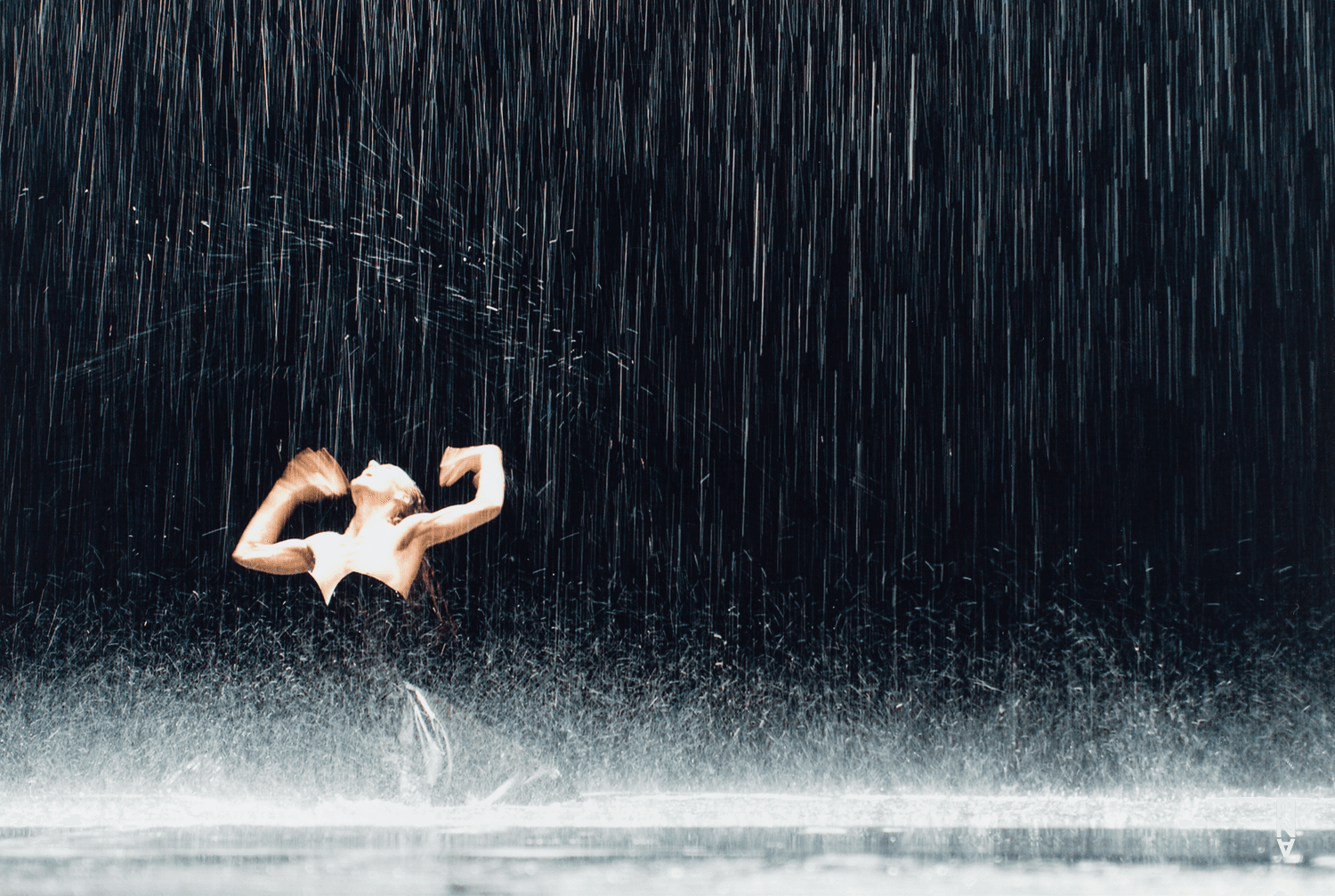 Julie Anne Stanzak dans « Vollmond (Pleine lune) » de Pina Bausch, 27 septembre 2006