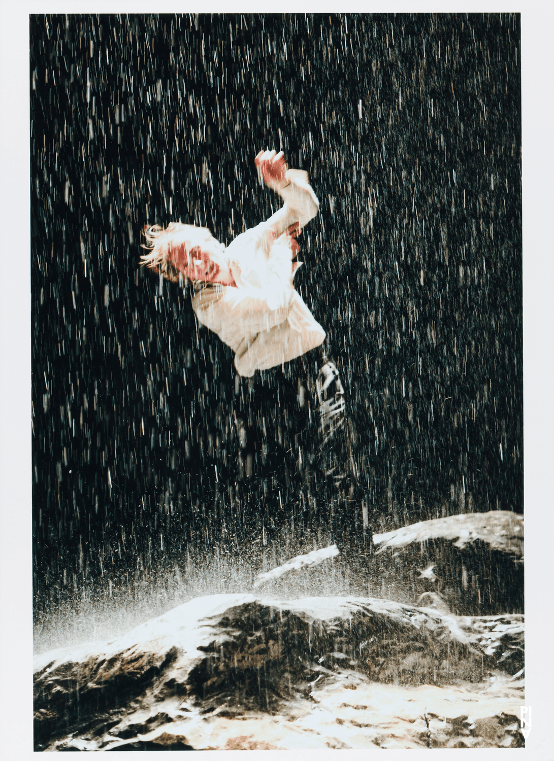 Dominique Mercy in “Vollmond (Full Moon)” by Pina Bausch