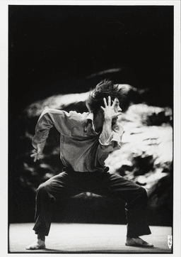 Rainer Behr in « Vollmond (Pleine lune) » de Pina Bausch | Photo: Guy Delahaye