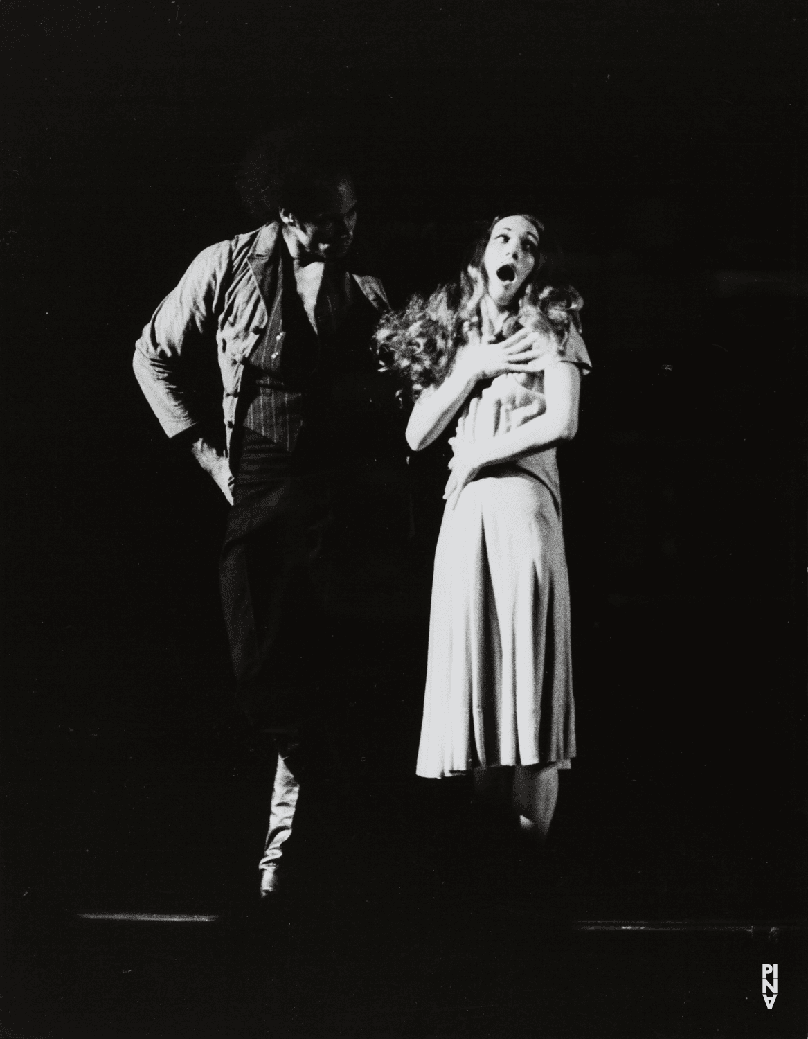 Carlos Orta and Vivienne Newport in “Wiegenlied” by Pina Bausch