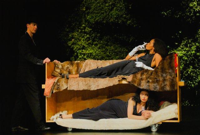 Regina Advento, Andrey Berezin and Aida Vainieri in “Wiesenland” by Pina Bausch, Oct. 18, 2007