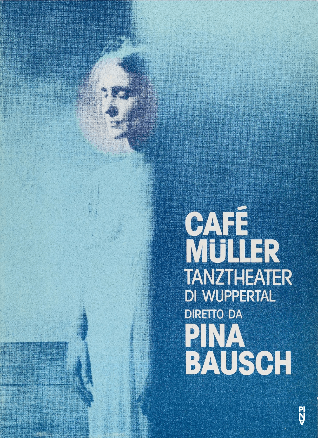 Programmheft zu „Café Müller“ von Pina Bausch mit Tanztheater Wuppertal in Sassari, 22.02.1984–23.02.1984