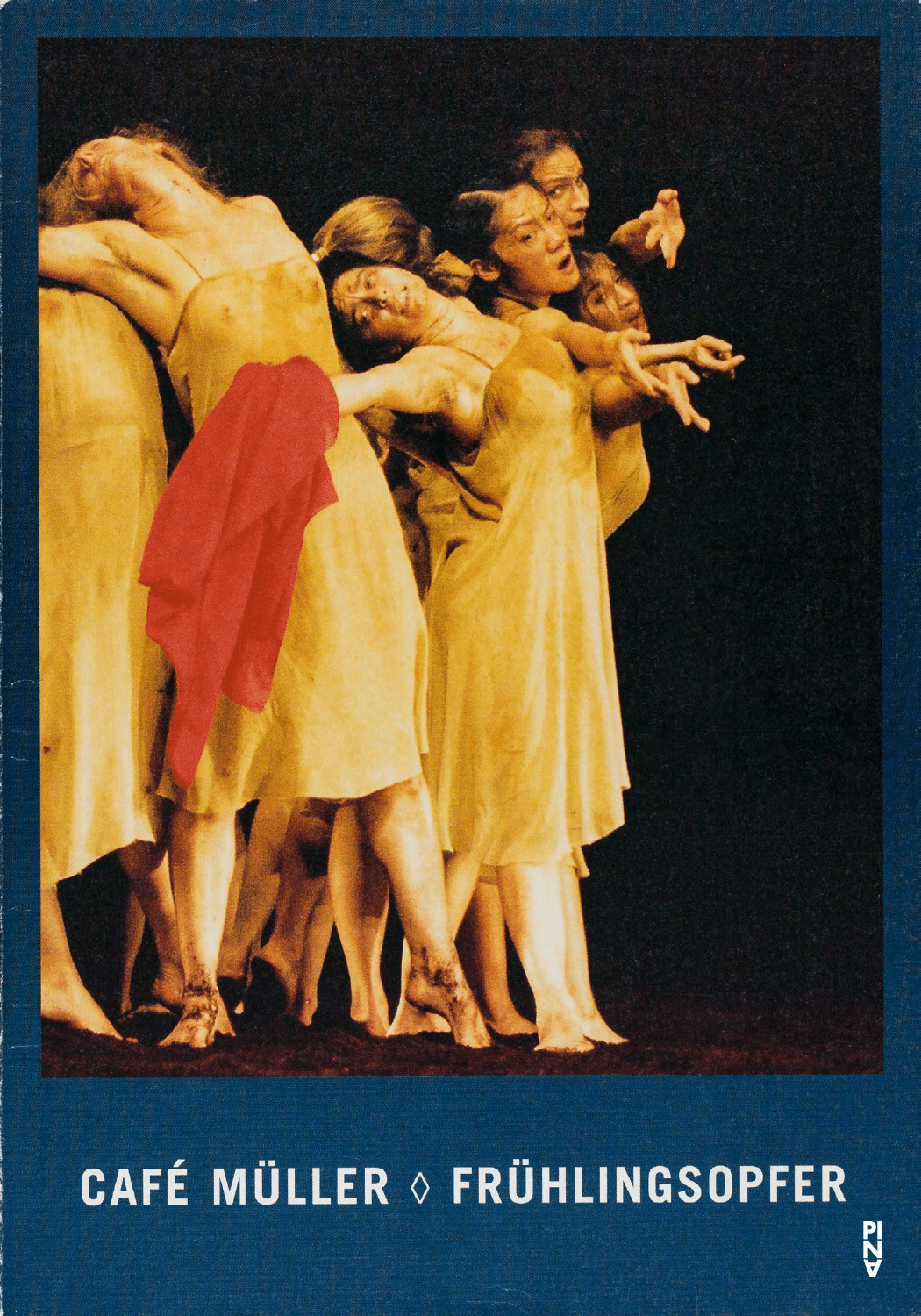 Programme pour « Café Müller » et « Le Sacre du printemps » de Pina Bausch avec Tanztheater Wuppertal à Bochum, 16 mai 2003 – 18 mai 2003