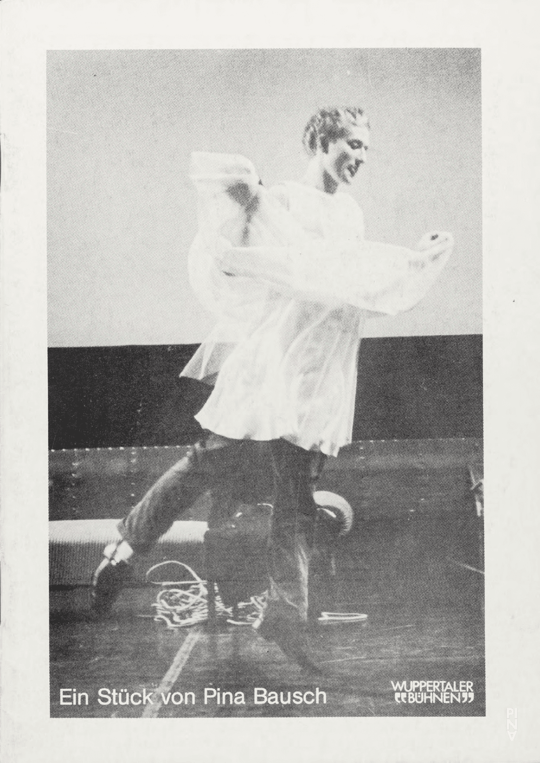 Programmheft zu „Nelken“ von Pina Bausch mit Tanztheater Wuppertal in Wuppertal, 30. Dezember 1982
