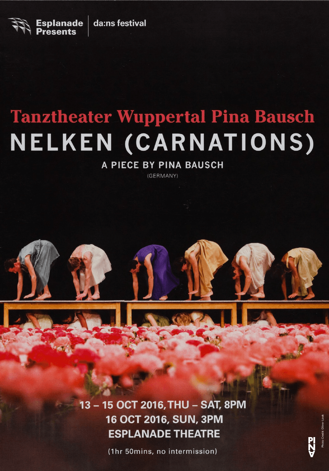 Booklet for “Nelken (Carnations)” by Pina Bausch with Tanztheater Wuppertal in in Singapore, 10/13/2016 – 10/16/2016