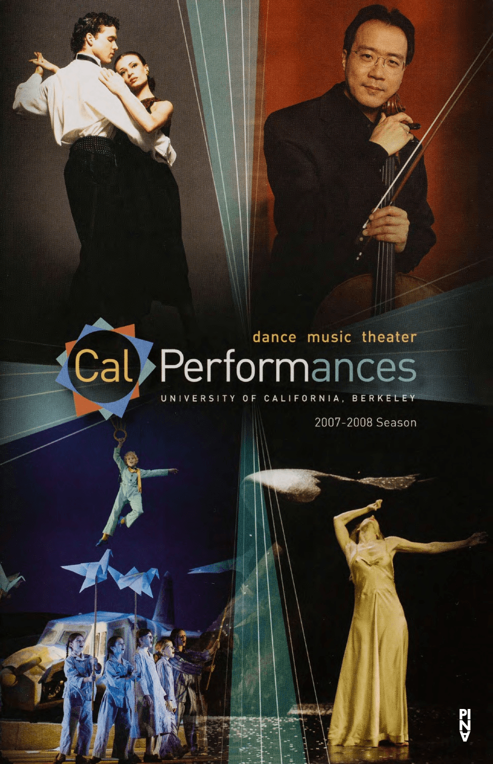 Programmheft zu „Ten Chi“ von Pina Bausch mit Tanztheater Wuppertal in Berkeley, 16.11.2007–18.11.2007