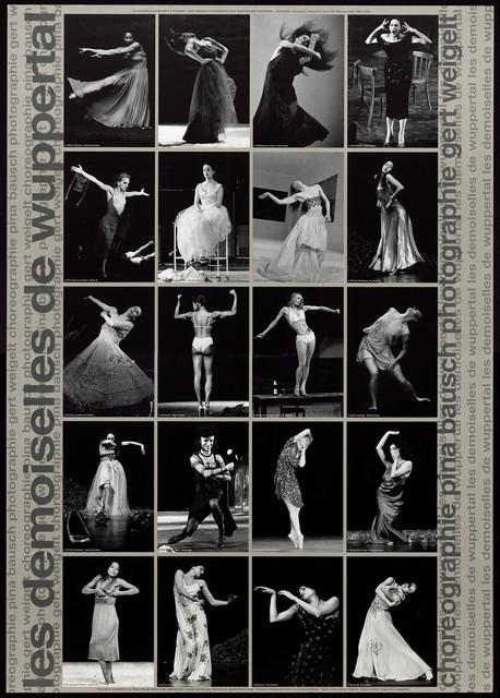 Plakat zur Fotografieausstellung „In Bausch & Bildern“, Spielzeit 1997/98