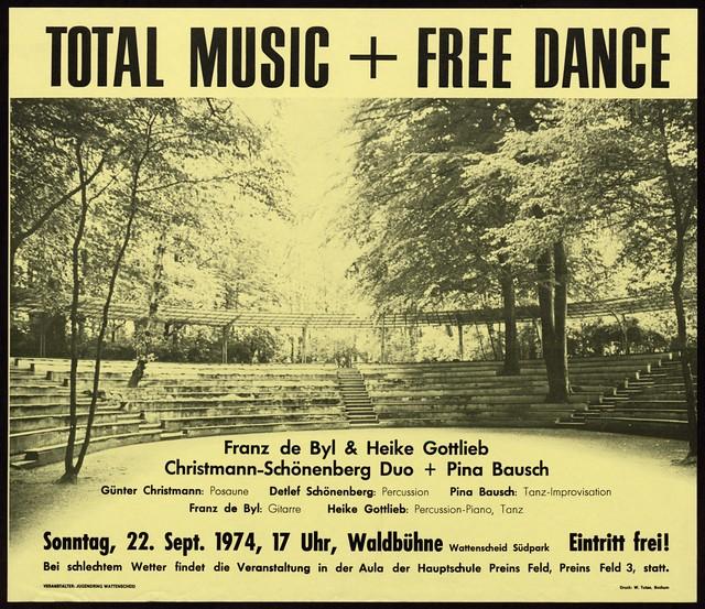 Plakat (in Bochum), 22. September 1974