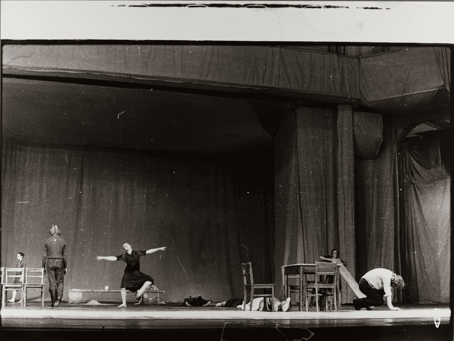 Dominique Mercy, Josephine Ann Endicott and Vivienne Newport in “Adagio – Five Songs by Gustav Mahler” by Pina Bausch