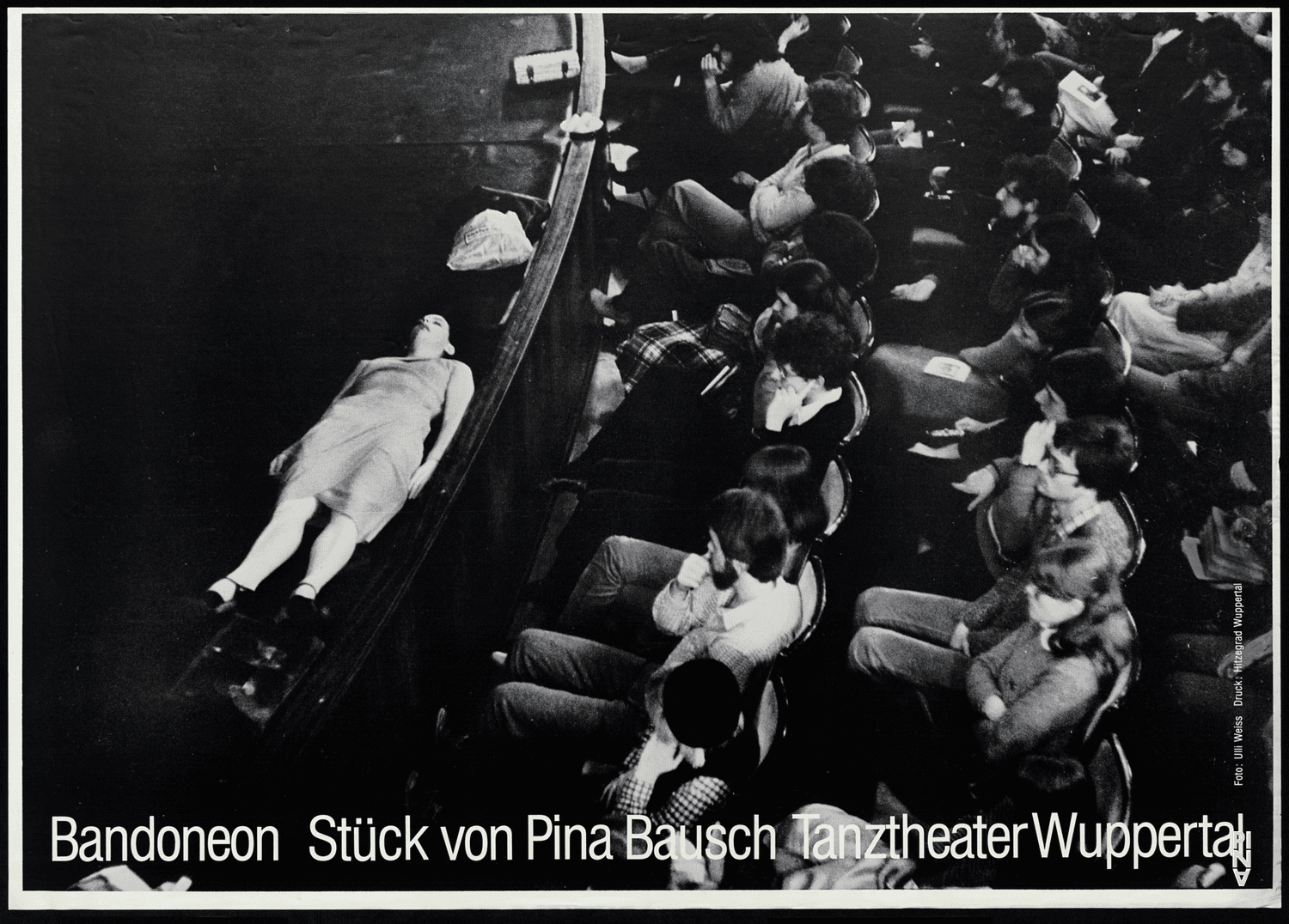 Poster for “Bandoneon” by Pina Bausch