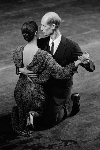 Jakob Haahr Andersen in “Bandoneon” by Pina Bausch at Opernhaus Wuppertal, season 1984/85