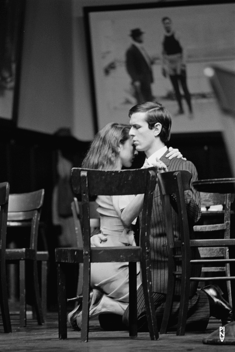 Urs Kaufmann and Anne Martin in “Bandoneon” by Pina Bausch