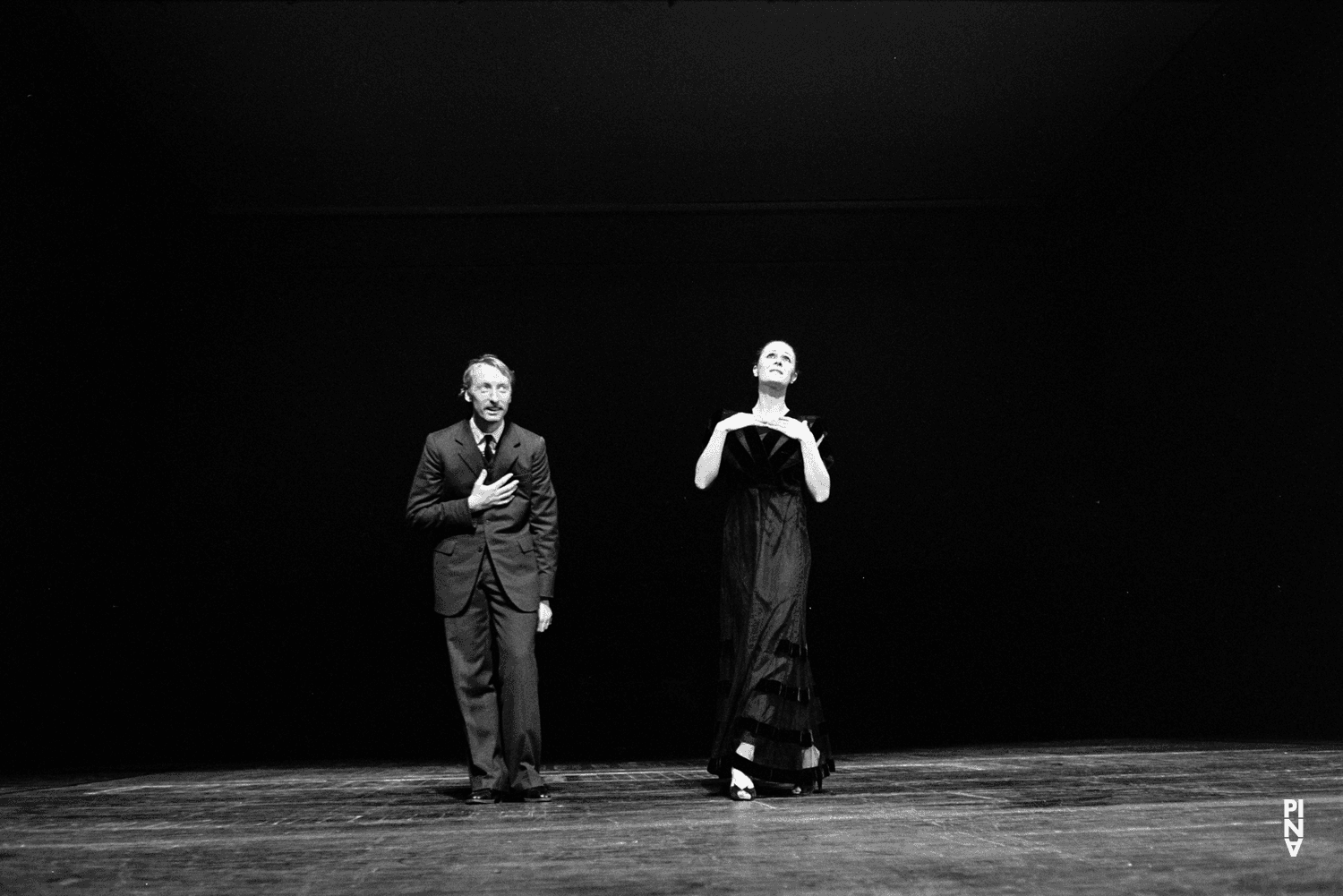 Dominique Mercy and Malou Airaudo in “Bandoneon” by Pina Bausch