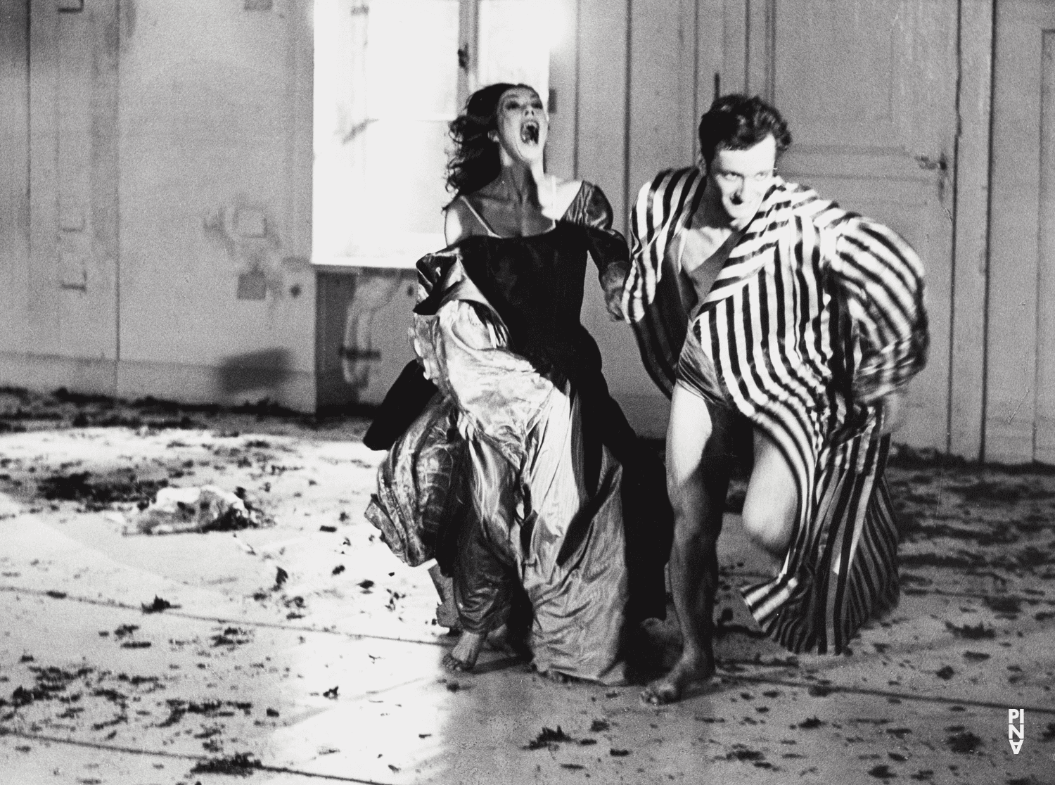 Jan Minařík and Marion Cito in “Bluebeard. While Listening to a Tape Recording of Béla Bartók's Opera "Duke Bluebeard's Castle"” by Pina Bausch