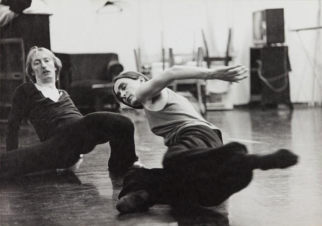 Pina Bausch and Dominique Mercy in “Café Müller” by Pina Bausch