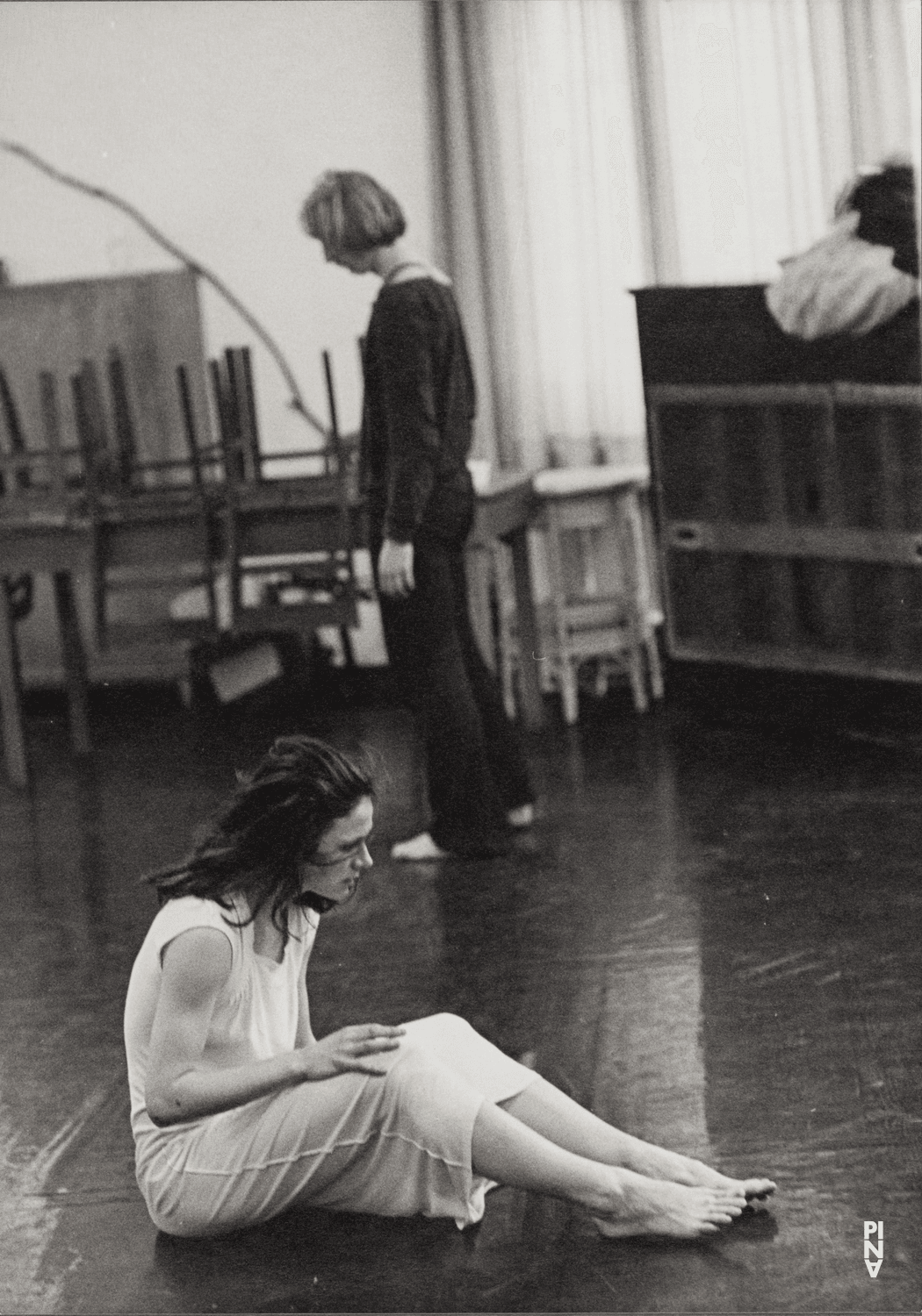Malou Airaudo and Dominique Mercy in “Café Müller” by Pina Bausch