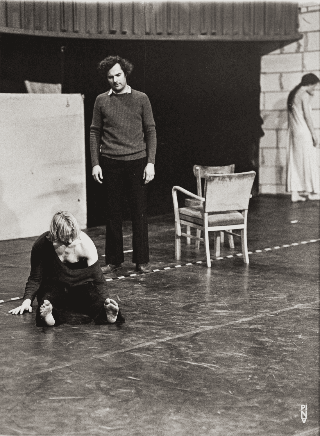 Dominique Mercy and Rolf Borzik in “Café Müller” by Pina Bausch