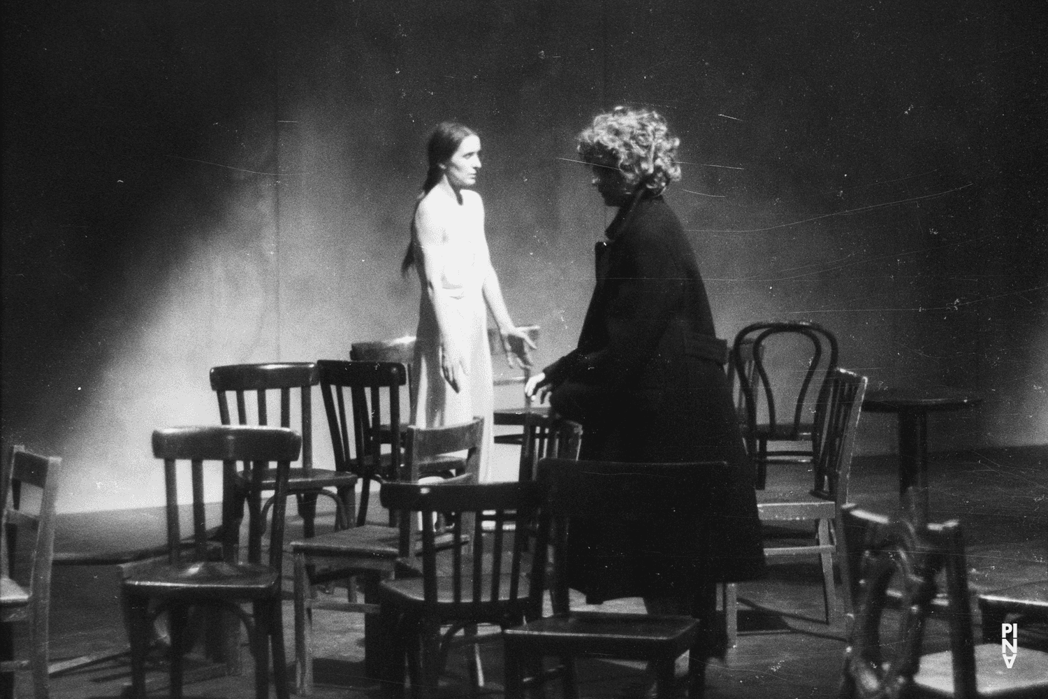 Meryl Tankard and Pina Bausch in “Café Müller” by Pina Bausch