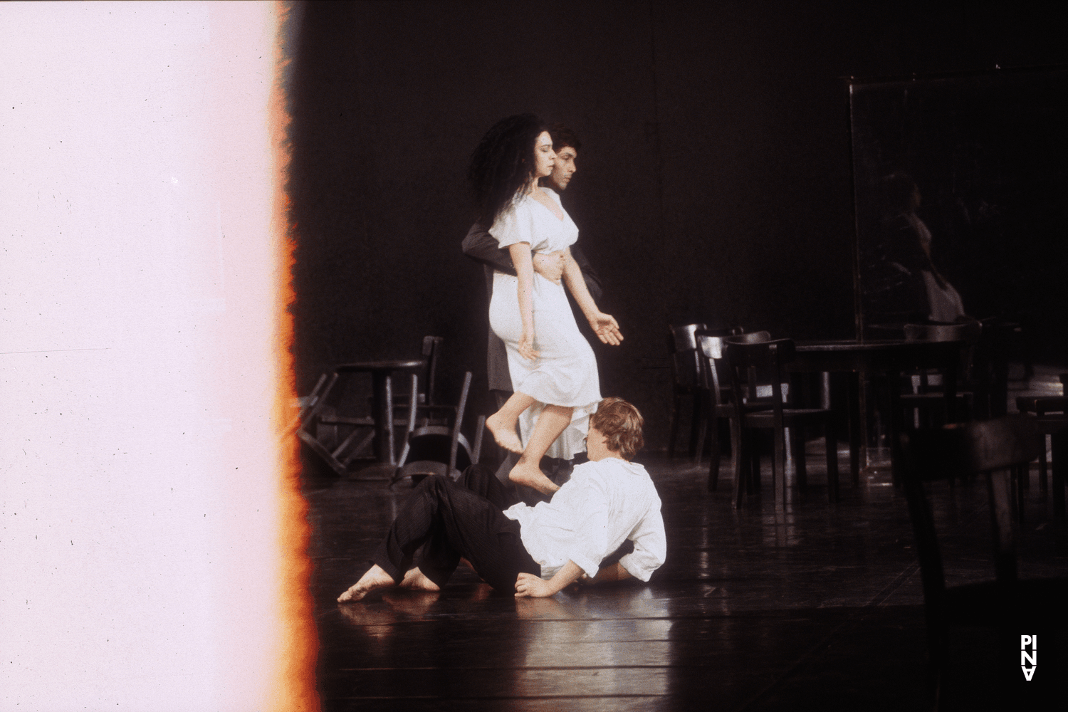 Dominique Mercy, Aida Vainieri and Fabien Prioville in “Café Müller” by Pina Bausch