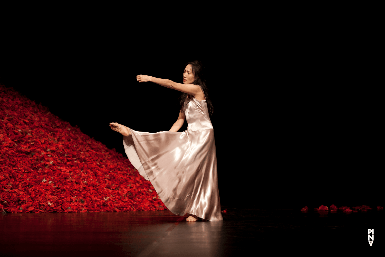 Nayoung Kim in “Der Fensterputzer (The Window Washer)” by Pina Bausch with Tanztheater Wuppertal at Opernhaus Wuppertal (Germany), Nov. 3, 2011