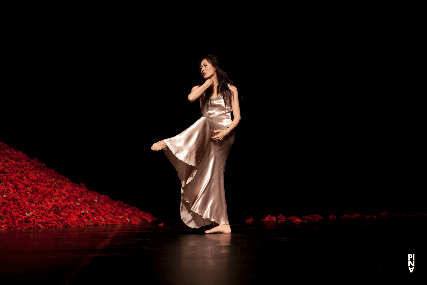 Nayoung Kim in “Der Fensterputzer (The Window Washer)” by Pina Bausch with Tanztheater Wuppertal at Opernhaus Wuppertal (Germany), Nov. 3, 2011