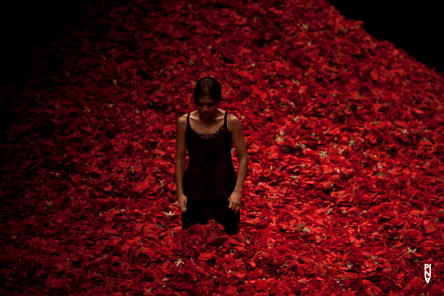 Ditta Miranda Jasjfi in “Der Fensterputzer (The Window Washer)” by Pina Bausch with Tanztheater Wuppertal at Opernhaus Wuppertal (Germany), Nov. 3, 2011